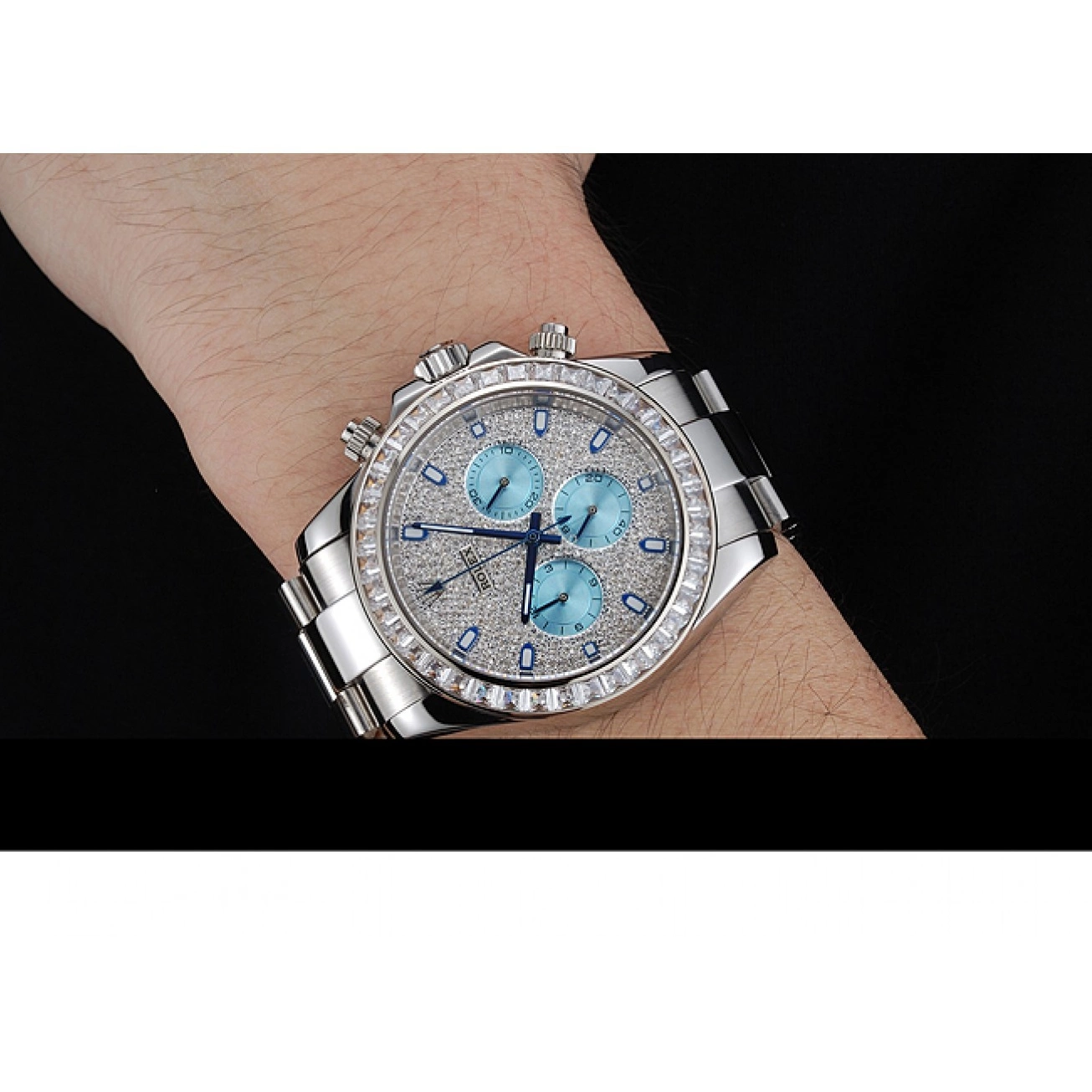 Aaa replica watch Bracelet And Cosmograph Daytona Case Rolex Diamond 1454251 Dial Stainless Steel 0629